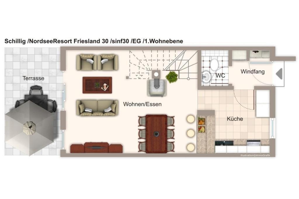 Nordseeresort Friesland Nordseeresort Friesland 30 Schillig Esterno foto